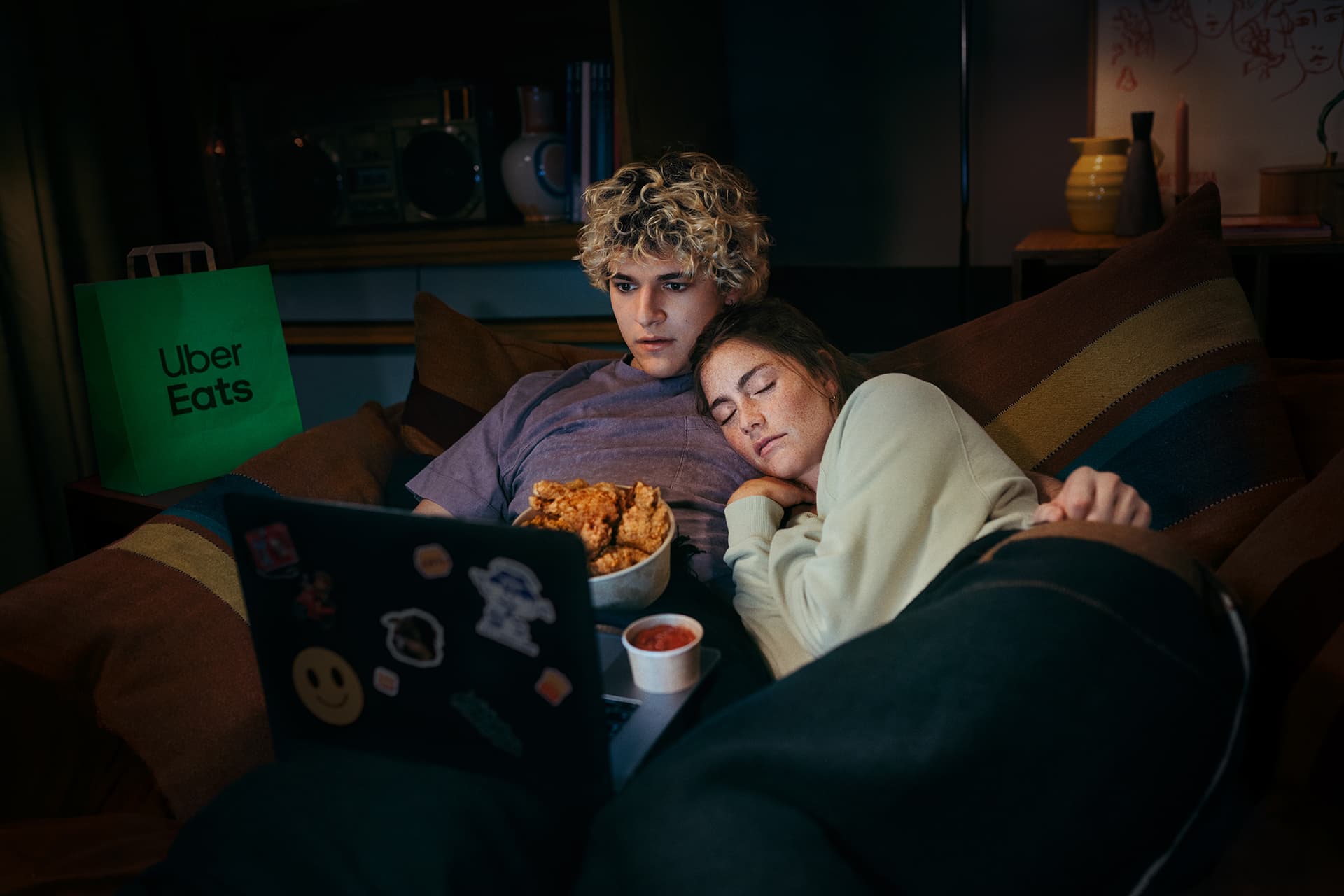 Uber Eats Erstmal Essen campaign — photography by Cem Guenes